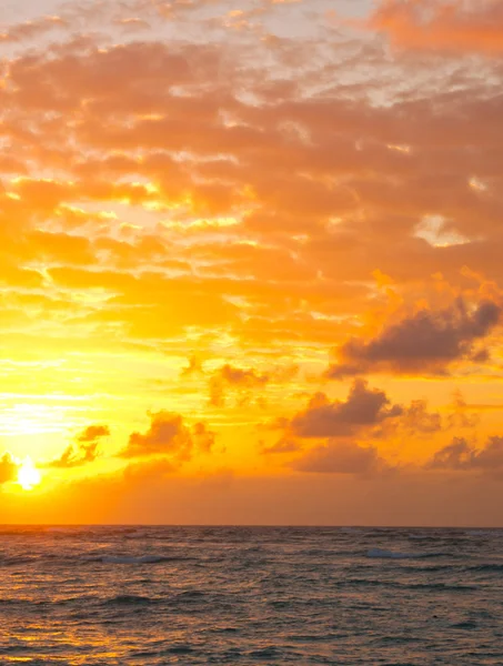 海の上の日没 — ストック写真
