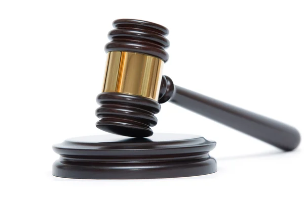 Wooden judge gavel — Stock Photo, Image