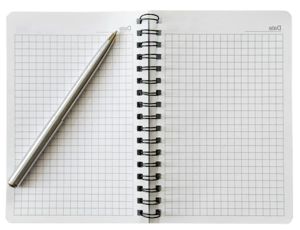 Notebook with handle lays — Stock Photo, Image