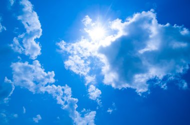 Bulutlu gökyüzü arkaplanı