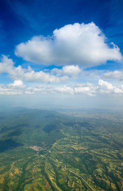 Bulutlu gökyüzü arkaplanı