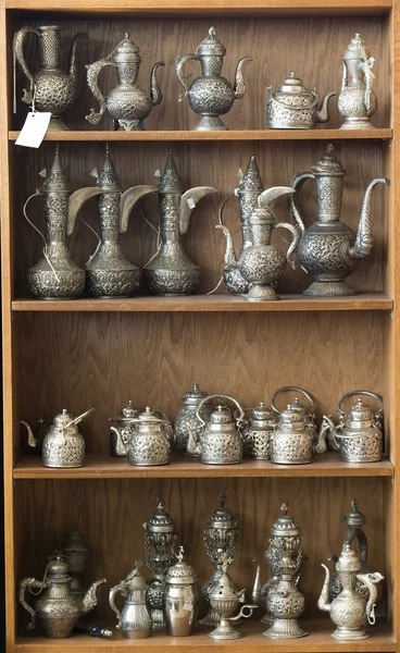Arabské lampy obchod — Stock fotografie