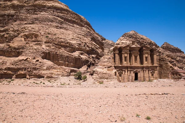 ペトラ、Jordan の寺 — ストック写真