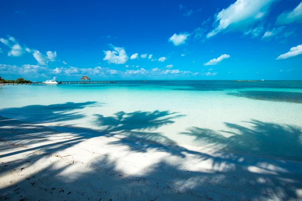 Playa y mar tropical — Foto de Stock