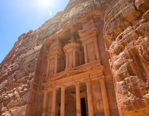 Al Khazneh en Petra, Jordania — Foto de Stock