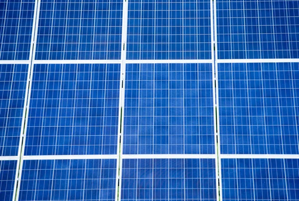 Details zu Solarmodulen — Stockfoto