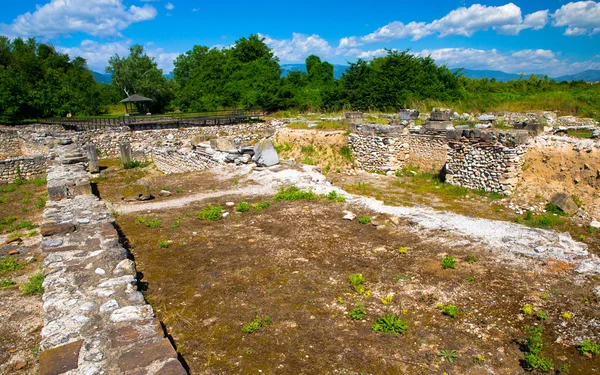 Ruins in Dion, Greece. — Stock Photo, Image