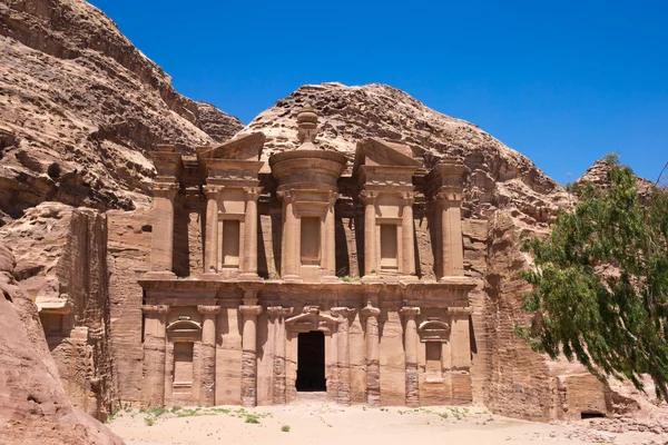 Ναός στην πέτρα, Jordan — Φωτογραφία Αρχείου