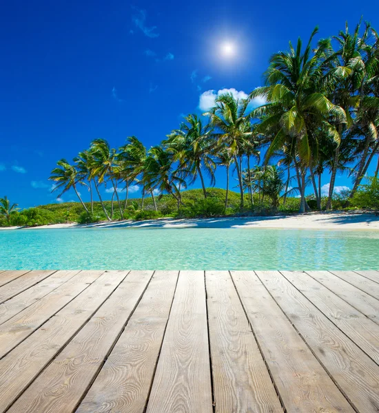 Tropisk hav og himmel – stockfoto