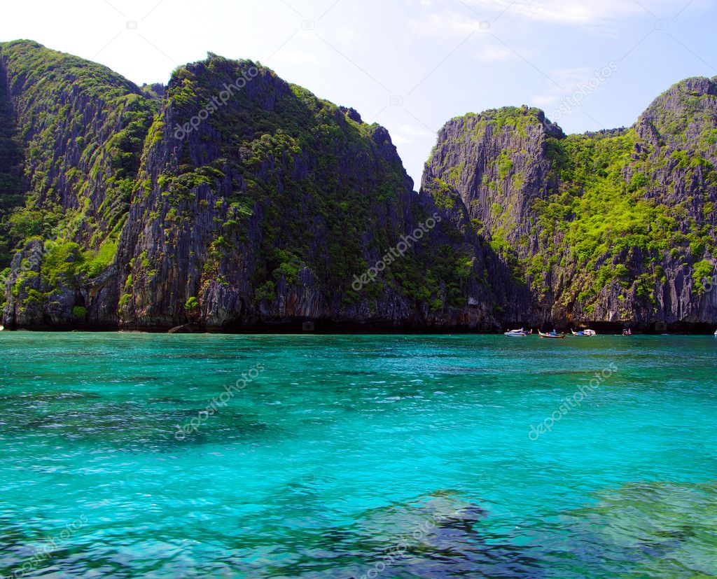 Beach and tropical sea