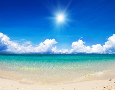 plaj ve tropikal deniz