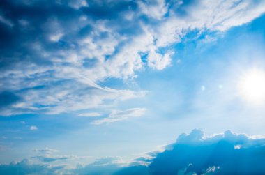 Mavi gökyüzü arkaplanı