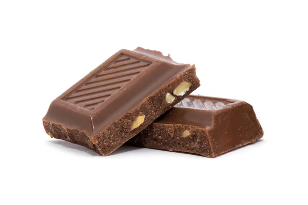 Çikolata yemek parçaları — Stok fotoğraf