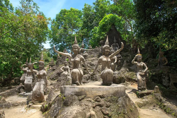 Jardín mágico de Buda Tanim en Tailandia — Foto de Stock