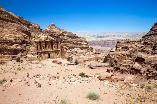 Petra Antik Tapınağı — Stok fotoğraf