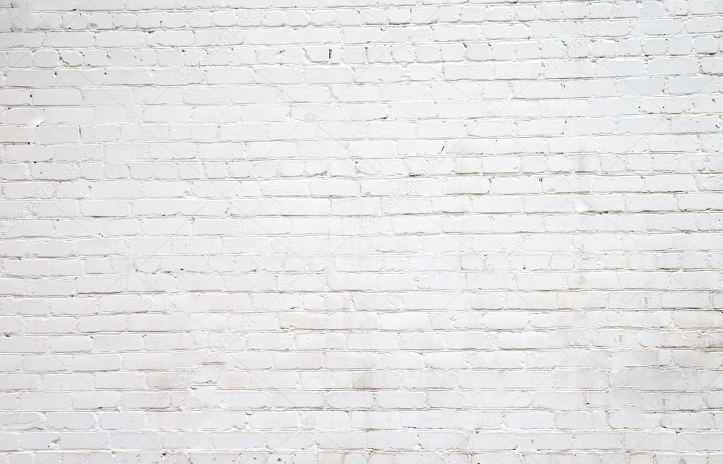 White brick background