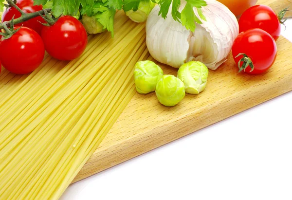 Pasta with tomatoes — Stock Photo, Image