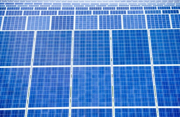 Details zu Solarmodulen — Stockfoto