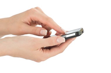 Mobil akıllı telefon holding eller