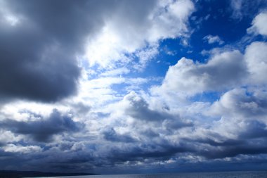 Mavi gökyüzü arkaplanı