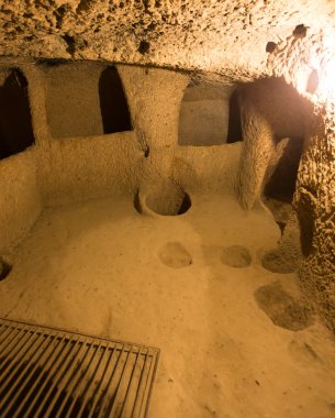 Derinkuyu mağara şehir Kapadokya