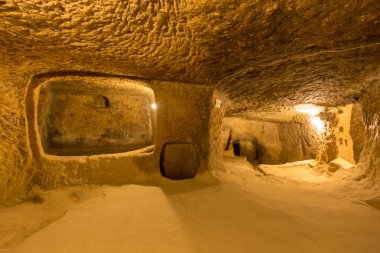 Derinkuyu mağara şehir Kapadokya