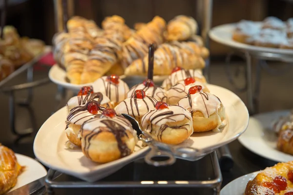 Vielfalt an leckeren Kuchen — Stockfoto