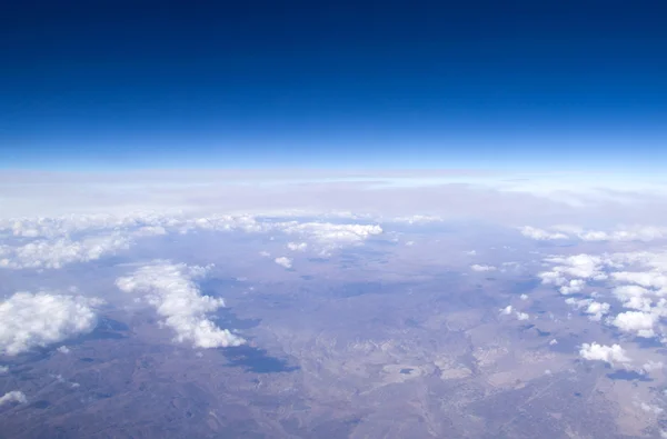 Cielo aéreo y nubes — Foto de Stock