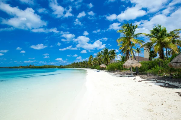 Playa y mar tropical — Foto de Stock