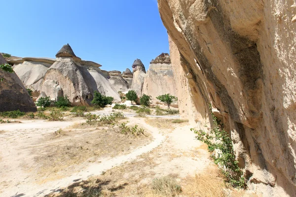 Formações rochosas em capadocia — Fotografia de Stock