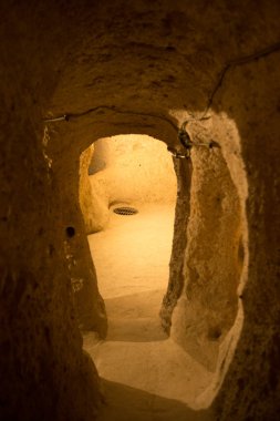 Derinkuyu mağara şehir Kapadokya