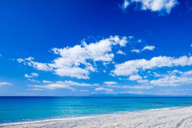 Plaj ve güzel tropikal deniz