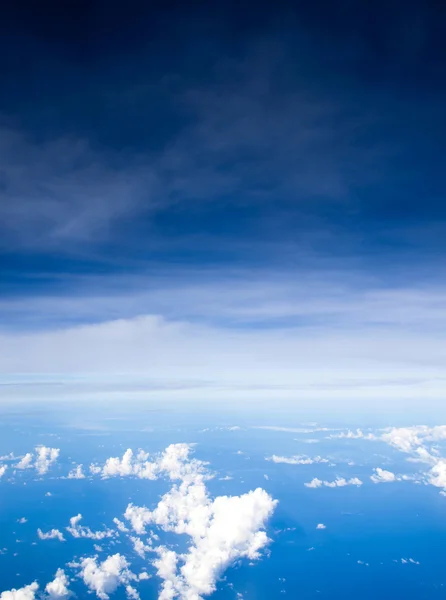 Céu azul fundo — Fotografia de Stock