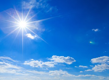 Mavi gökyüzü arkaplanı