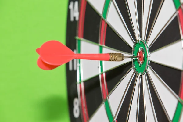 Darts arrow in  target — Stock Photo, Image
