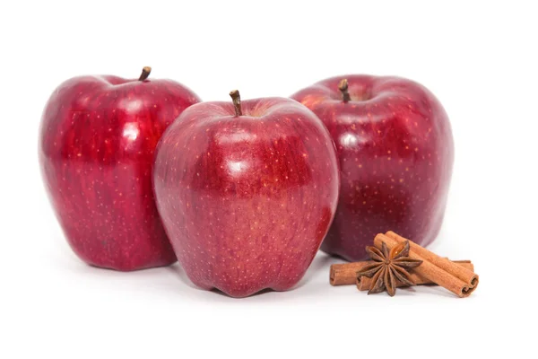 Pommes mûres rouges — Photo
