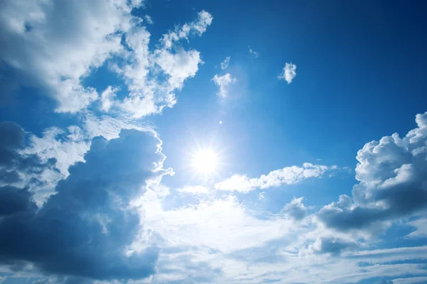 Céu azul fundo — Fotografia de Stock