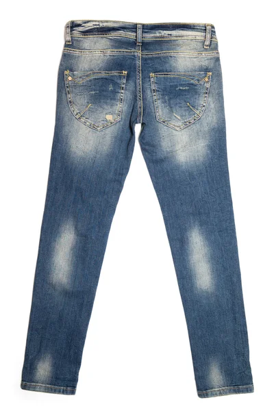 Krásné modré džíny — Stock fotografie