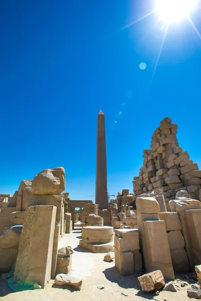 Ruinerna av Karnaktemplet i Egypten — Stockfoto