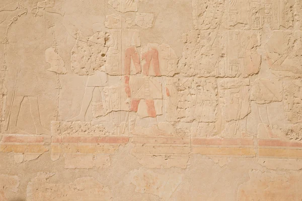 Egypt hieroglyphs carved on the stone — Stock Photo, Image