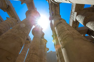 hiyeroglif, Karnak kaplı sütunlar