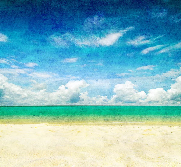 Strand og tropisk hav – stockfoto