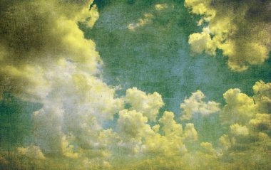 Grunge mavi gökyüzü arka plan