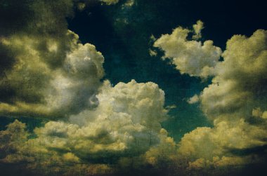 Grunge mavi gökyüzü arka plan