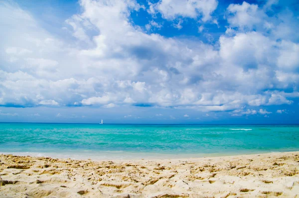 Playa y mar tropical — Foto de Stock