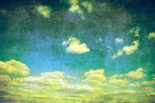 グランジの青い空 — ストック写真