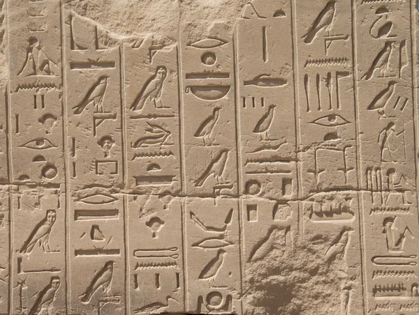 Alte ägyptische Hieroglyphen — Stockfoto