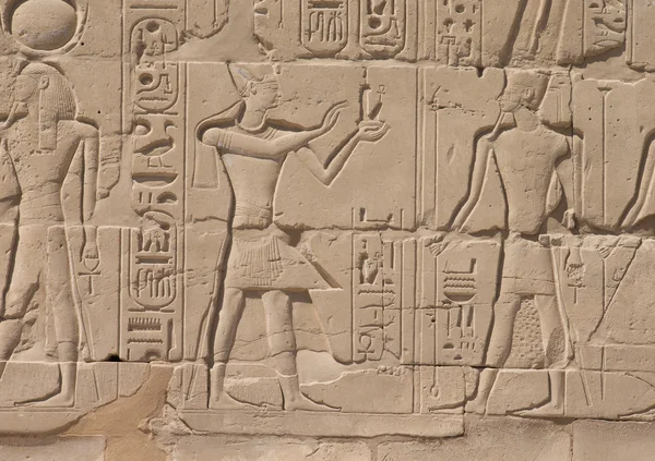 Old egypt hieroglyphs — Stock Photo, Image