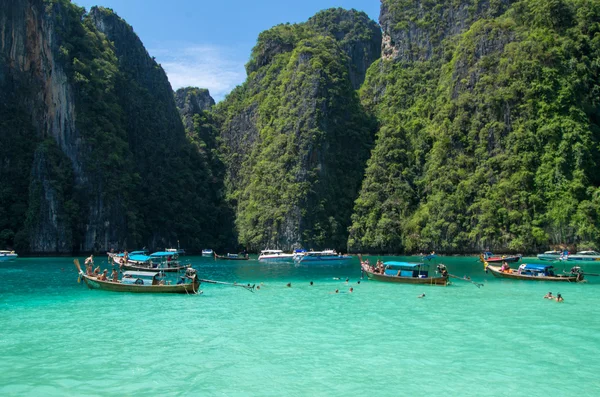 Krabi gyönyörű szigetek, Andamán-tenger — Stock Fotó