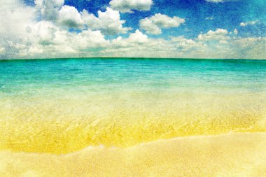 Güzel sahil ve deniz